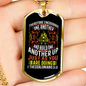 Encourage One Another 1 Thessalonians 5:11 Necklace Stainless Steel or 18k Gold Dog Tag 24" Chain-Express Your Love Gifts