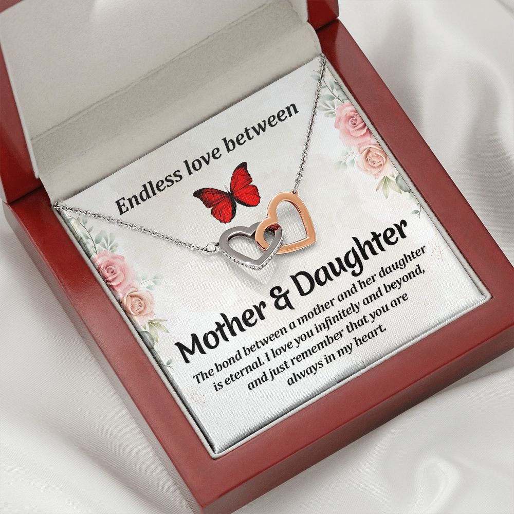 Endless Love Between Mother and Daughter Inseparable Necklace-Express Your Love Gifts