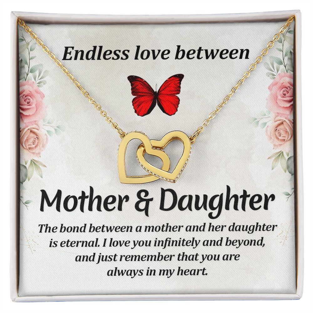 Endless Love Between Mother and Daughter Inseparable Necklace-Express Your Love Gifts