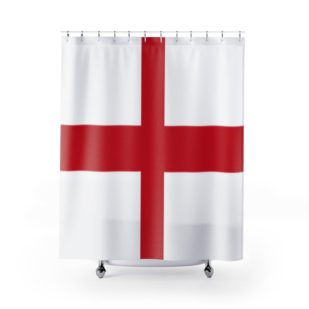 England Flag Stylish Design 71" x 74" Elegant Waterproof Shower Curtain for a Spa-like Bathroom Paradise Exceptional Craftsmanship-Express Your Love Gifts