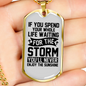 Enjoy The Sunshine Necklace Stainless Steel or 18k Gold Dog Tag 24" Chain-Express Your Love Gifts