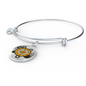 Ethereum Black Bracelet Stainless Steel or 18k Gold Circle Bangle-Express Your Love Gifts