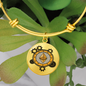 Ethereum Black Bracelet Stainless Steel or 18k Gold Circle Bangle-Express Your Love Gifts