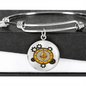 Ethereum Black Bracelet Stainless Steel or 18k Gold Circle Bangle-Express Your Love Gifts