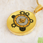 Ethereum Black Circle Necklace Stainless Steel or 18k Gold 18-22"-Express Your Love Gifts