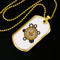 Ethereum Black Crypto Necklace Stainless Steel or 18k Gold Dog Tag 24" Chain-Express Your Love Gifts