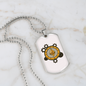 Ethereum Black Crypto Necklace Stainless Steel or 18k Gold Dog Tag 24" Chain-Express Your Love Gifts