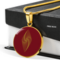 Ethereum Classic Circle Necklace Stainless Steel or 18k Gold 18-22"-Express Your Love Gifts