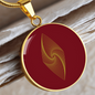Ethereum Classic Circle Necklace Stainless Steel or 18k Gold 18-22"-Express Your Love Gifts