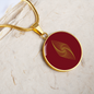 Ethereum Classic Circle Necklace Stainless Steel or 18k Gold 18-22"-Express Your Love Gifts