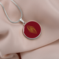 Ethereum Classic Circle Necklace Stainless Steel or 18k Gold 18-22"-Express Your Love Gifts