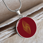 Ethereum Classic Circle Necklace Stainless Steel or 18k Gold 18-22"-Express Your Love Gifts