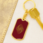Ethereum Classic Crypto Cryptocurrency Keychain Stainless Steel or 18k Gold Dog Tag Keyring-Express Your Love Gifts