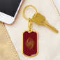 Ethereum Classic Crypto Cryptocurrency Keychain Stainless Steel or 18k Gold Dog Tag Keyring-Express Your Love Gifts