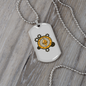 Ethereum Crypto Necklace Stainless Steel or 18k Gold Dog Tag 24" Chain-Express Your Love Gifts