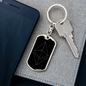 Ethereum Cryptocurrency Black Crypto Cryptocurrency Keychain Stainless Steel or 18k Gold Dog Tag Keyring-Express Your Love Gifts