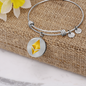 Ethereum Cryptocurrency Black Gold Bracelet Stainless Steel or 18k Gold Circle Bangle-Express Your Love Gifts