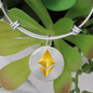 Ethereum Cryptocurrency Black Gold Bracelet Stainless Steel or 18k Gold Circle Bangle-Express Your Love Gifts