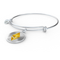 Ethereum Cryptocurrency Black Gold Bracelet Stainless Steel or 18k Gold Circle Bangle-Express Your Love Gifts