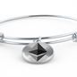 Ethereum (ETH) Bracelet Stainless Steel or 18k Gold Circle Bangle-Express Your Love Gifts