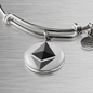 Ethereum (ETH) Bracelet Stainless Steel or 18k Gold Circle Bangle-Express Your Love Gifts