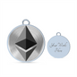 Ethereum (ETH) Bracelet Stainless Steel or 18k Gold Circle Bangle-Express Your Love Gifts