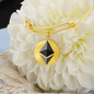 Ethereum (ETH) Bracelet Stainless Steel or 18k Gold Circle Bangle-Express Your Love Gifts