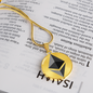 Ethereum (ETH) Circle Necklace Stainless Steel or 18k Gold 18-22"-Express Your Love Gifts