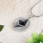 Ethereum (ETH) Circle Necklace Stainless Steel or 18k Gold 18-22"-Express Your Love Gifts