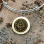 Ethereum Gold Bracelet Stainless Steel or 18k Gold Circle Bangle-Express Your Love Gifts