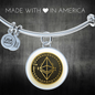 Ethereum Gold Bracelet Stainless Steel or 18k Gold Circle Bangle-Express Your Love Gifts