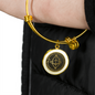 Ethereum Gold Bracelet Stainless Steel or 18k Gold Circle Bangle-Express Your Love Gifts