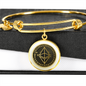 Ethereum Gold Bracelet Stainless Steel or 18k Gold Circle Bangle-Express Your Love Gifts
