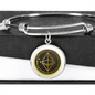 Ethereum Gold Bracelet Stainless Steel or 18k Gold Circle Bangle-Express Your Love Gifts