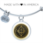 Ethereum Gold Bracelet Stainless Steel or 18k Gold Circle Bangle-Express Your Love Gifts