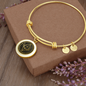 Ethereum Gold Bracelet Stainless Steel or 18k Gold Circle Bangle-Express Your Love Gifts