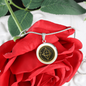 Ethereum Gold Circle Necklace Stainless Steel or 18k Gold 18-22"-Express Your Love Gifts