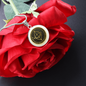 Ethereum Gold Circle Necklace Stainless Steel or 18k Gold 18-22"-Express Your Love Gifts