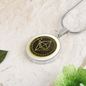 Ethereum Gold Circle Necklace Stainless Steel or 18k Gold 18-22"-Express Your Love Gifts