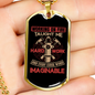 Every Curse Word Imaginable Necklace Stainless Steel or 18k Gold Dog Tag 24" Chain-Express Your Love Gifts