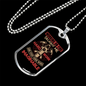 Every Curse Word Imaginable Necklace Stainless Steel or 18k Gold Dog Tag 24" Chain-Express Your Love Gifts