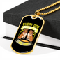 Every Dog Day Dogs Necklace Stainless Steel or 18k Gold Dog Tag 24" Chain-Express Your Love Gifts