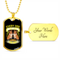 Every Dog Day Dogs Necklace Stainless Steel or 18k Gold Dog Tag 24" Chain-Express Your Love Gifts