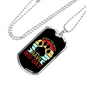 Every Dog Day Paw Necklace Stainless Steel or 18k Gold Dog Tag 24" Chain-Express Your Love Gifts