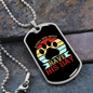 Every Dog Day Paw Necklace Stainless Steel or 18k Gold Dog Tag 24" Chain-Express Your Love Gifts