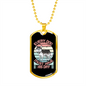 Every Dog Day Pink Necklace Stainless Steel or 18k Gold Dog Tag 24" Chain-Express Your Love Gifts