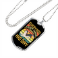 Every Dog Day Siberian Necklace Stainless Steel or 18k Gold Dog Tag 24" Chain-Express Your Love Gifts