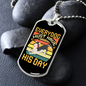 Every Dog Day Siberian Necklace Stainless Steel or 18k Gold Dog Tag 24" Chain-Express Your Love Gifts