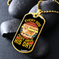 Every Dog Day Yellow Necklace Stainless Steel or 18k Gold Dog Tag 24" Chain-Express Your Love Gifts