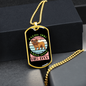 Every Dog Have His Day Pink Necklace Stainless Steel or 18k Gold Dog Tag 24" Chain-Express Your Love Gifts